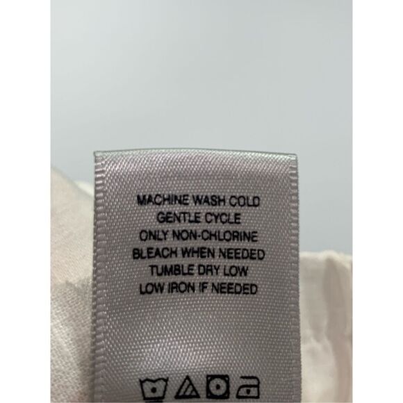 John Mark Linen blend wide leg crop pant size medium - Picture 6 of 7